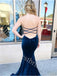 Sexy Sweetheart Sleeveless Mermaid Prom Dresses,PDS1006