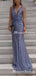 New Arrival Sexy Deep V-neck Sparkly Sleeveless Sequin Long Cheap Mermiad Prom Dresses, TYP0117