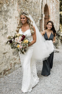 New Arrival Blue Chiffon A-line Long Cheap Bridesmaid Dresses, BDS0027