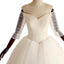 Off Shoulder Long Sleeve Beaded A-line Lace Long Custom Cheap Wedding Dresses,WDY0172