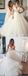 Simple Ivory A-line V-neck Spaghetti Straps Beaded Wedding Party Dresses, WDY0115