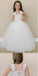 Shinning Spaghetti Straps Rhinestone and Sequin Flower Girl Dresses,Cheap Flower Girl Dresses,FGY0187