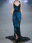Elegant Halter Sleeveless Mermaid Long Floor Length Prom Dress,PDS11496