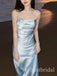 Simple Jewel Sleeveless Mermaid Long Prom Dress,PDS11695