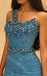 Sexy One Shoulder Sleeveless Mermaid Long Prom Dress,PDS11557