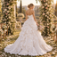 Gorgeous Sweetheart Strapless Ruffled Satin Floor Length Wedding Dress, WD0407