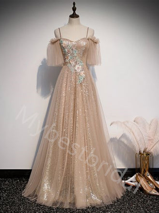 Elegant Sweetheart Off soulder A-line Long Prom Dress,PDS1101