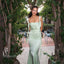 Elegant Square Sleeveless Mermaid Bridesmaid Dressess, BDS0338