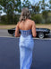 Sparkly Strapless Side Slit Sleeveless Mermaid Long Prom Party Dress,PDS11817