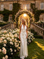 Elegant Halter Sleeveless Satin Mermaid Floor Length Wedding Dresses, WD0392