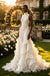 Luxury Ruffles Halter Pleats Sleeveless Mermaid Floor Length Wedding Dresses, WD0377