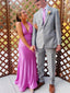 Elegant Halter V-Neck Sleeveless Mermaid Long Prom Party Dress,PDS11791
