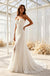 Elegant V-Neck Pleats Sleeveless Mermaid Floor Length Wedding Dresses, WD0378