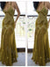 Sexy V-neck Sleeveless Mermaid Long Floor Length Prom Dress,PDS1146