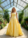 Pretty Spaghetti Straps Pleats Satin Ruched A-Line Long Prom Party Dress,PDS11841