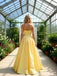 Pretty Spaghetti Straps Pleats Satin Ruched A-Line Long Prom Party Dress,PDS11841