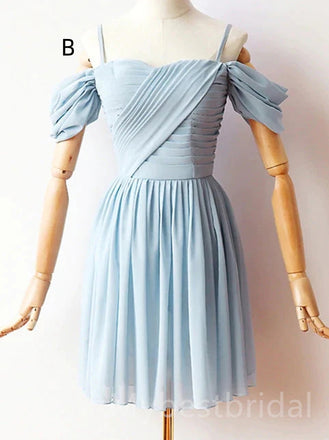 Mismatched Elegant Sleeveless A-line Short Mini Homecoming Dress,  HDS0099