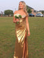Sparkly Sweetheart Side Slit Sleeveless Mermaid Long Prom Party Dress,PDS11818