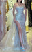 Sexy Strapless Side Slit Sleeveless Mermaid Long Prom Dress,PDS11511