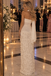 Ivory 3D Floral Chiffon Halter Scarf Neck Mermaid Evening Prom Gown,PDS118556