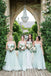 Elegant Sweetheart Sleeveless Long A-line Bridesmaid Dressess, BDS0307