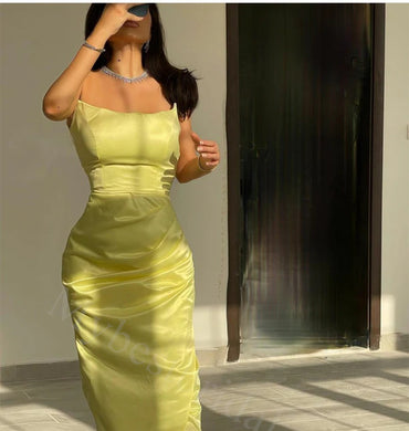 Elegant  Sleeveless Simple Mermaid Long Floor Length Prom Dress,PDS11451