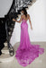 Sparkly Deep V-neck Sleeveless Mermaid Long Prom Dress,PDS11667