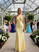 Stunning Halter Ruched Sleeveless Satin Mermaid Long Prom Party Dress,PDS11847
