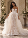 Captivating Sweetheart Lace Appliqued Tulle Overskirt Mermaid Wedding Dress WD0420