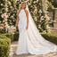 Graceful Halter Cowl Neck Satin Mermaid Floor Length Wedding Dress,WD0421