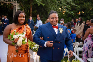 Sexy One shoulder Side slit Mermaid Bridesmaid Dressess, BDS0330