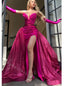 Sexy V-neck Sleeveless Removable Tail  Mermaid Long Floor Length Prom Dress,PDS11477