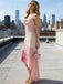 Cute Jewel Spliced Irregular Ruffles Sleeveless Chiffon A-Line Long Prom Party Dress,PDS118481