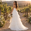 Whimsical Strapless Ruched Tiered Ruffled Chiffon A-Line Wedding Dress,WD0423