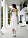 Black Bowknot Spaghetti Straps Ruffles Chiffon Sleeveless Sheath Long Prom Party Dress,PDS11826