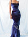 Sexy Square Sleeveless Mermaid Long Prom Dress,PDS1124