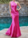 Elegant One shoulder Sleeveless Mermaid Long Prom Dress,PDS1135