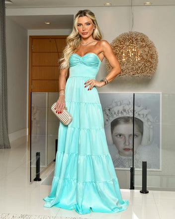 Elegant Sweetheart Sleeveless A-line Long Floor Length Prom Dress,PDS11453
