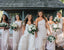 Mismatched Elegant Sleeveless Side slit Sheath Bridesmaid Dressess, BDS0337