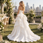 Glamorous Strapless Ruched Satin Wedding Dress with Oversized Bow,WD0427