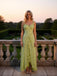 Pretty Ruffles High-Low Sleeveless Chiffon A-Line Long Prom Party Dress,PDS118486