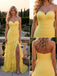 Sexy Sweetheart Ruffles Side Slit Sleeveless Chiffon Mermaid Long Prom Party Dress,PDS118487