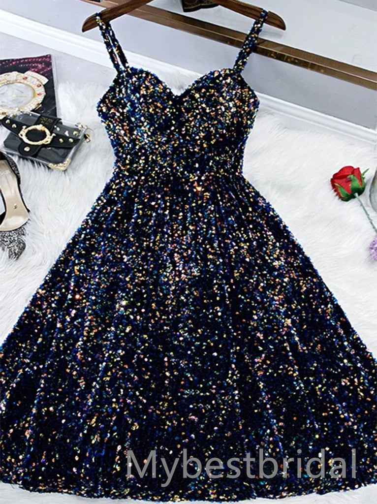 Elegant Sweetheart Sleeveless A-line Short Mini Homecoming Dress,  HDS0121