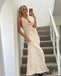 Sexy Halter Sleeveless Open Back Mermaid  Floor Length Prom Dress,PDS11656