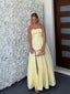 Elegant Strapless Sleeveless Side Slit A-Line Long Prom Party Dress,PDS11804
