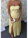 Elegant Strapless Sleeveless Side Slit A-Line Long Prom Party Dress,PDS11804