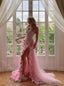 Sexy Sweetheart Sleeveless Side Slit Mermaid Floor Length Prom Dress,PDS11592