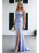 Sparkly Strapless Sleeveless Side Slit Mermaid Long Prom Party Dress,PDS118490