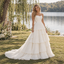 Whimsical Sweetheart Strapless Tiered Pleated Chiffon Wedding Dress,WD0433
