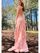 Pretty Ruffles Square Neckline Side Slit Mermid Long Prom Party Dress,PDS11798